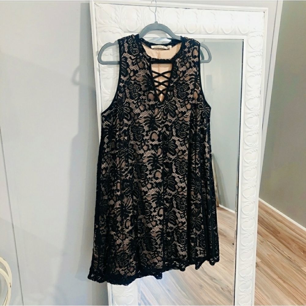 Black lace top